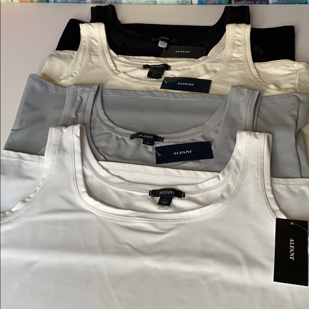 Alfani Set of 4 Career Style Tank Tops NWT